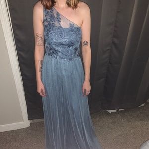 Blue Bridesmaid Dress